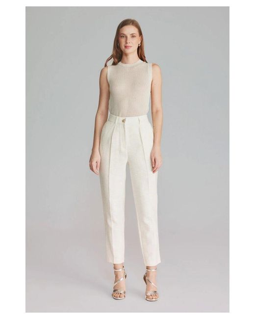 GUSTO Gray Textured Trousers