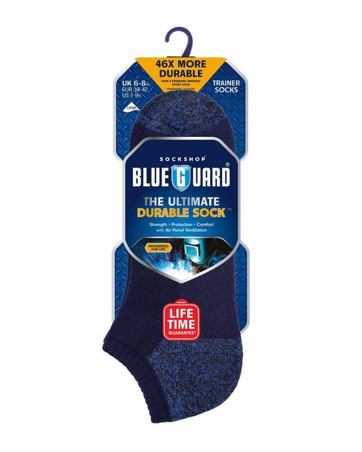 blueguard Blue Quarter Indestructible Work Socks for men