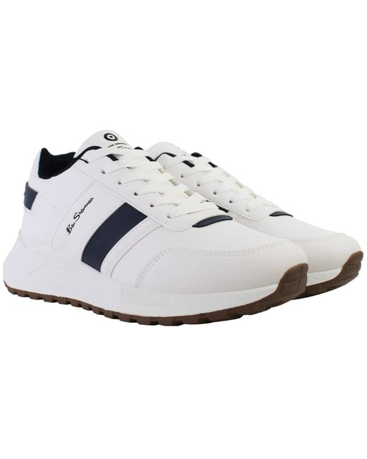 Ben Sherman Gray Jackman Retro Trainers for men