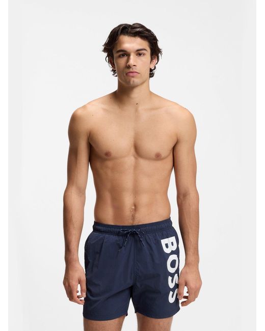 Boss Blue Octopus Swim Short Nylon for men