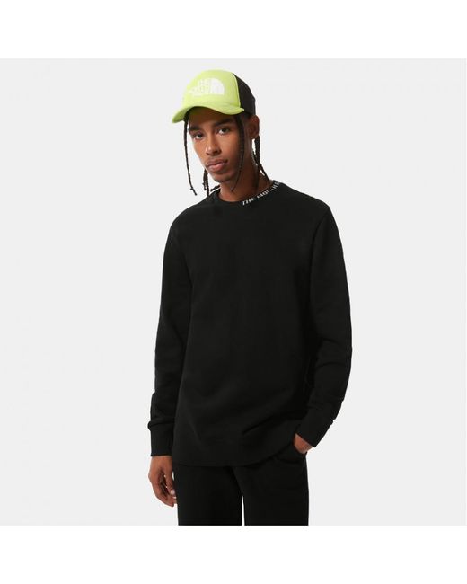 The North Face Black Zumu Fleece Crew Neck Tracksuit, Tnf Cotton for men
