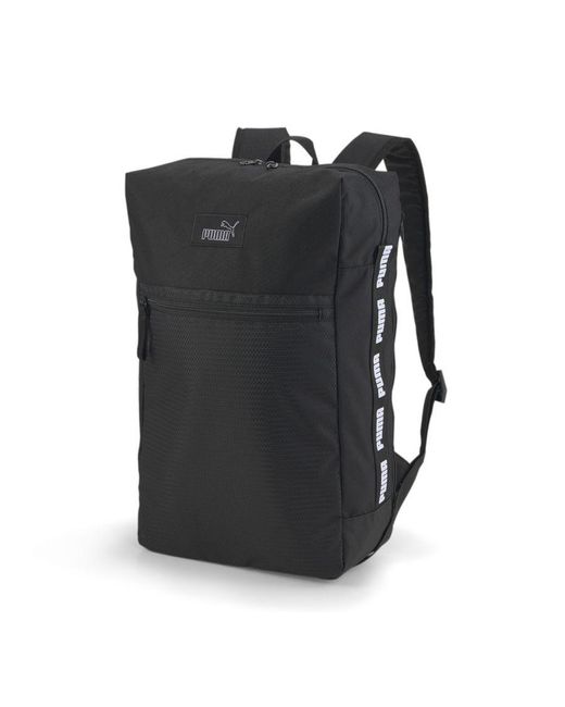 PUMA Black Evo Essentials Box Backpack