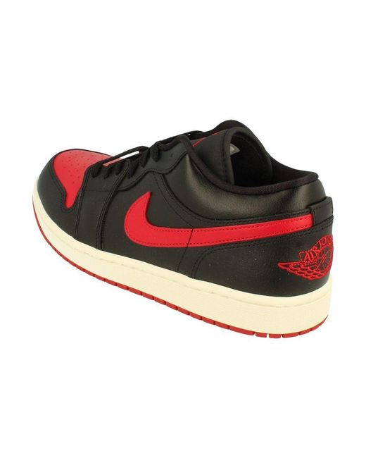 Nike Red Air Jordan 1 Low Trainers