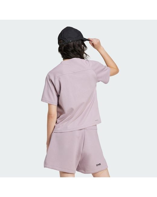 Adidas Purple Z.N.E. Tee
