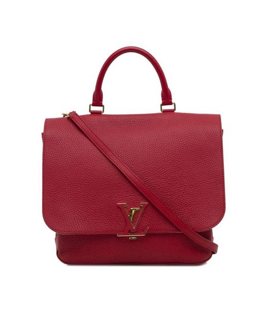 Louis Vuitton Vintage Taurillon Volta Red Calf Leather
