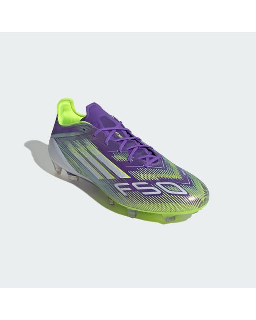 Adidas Originals Blue F50 Elite Firm Ground Boots