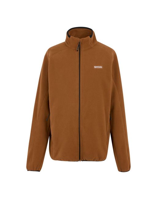 Regatta Brown Hadfield Full Zip Fleece Jacket (Nut) for men