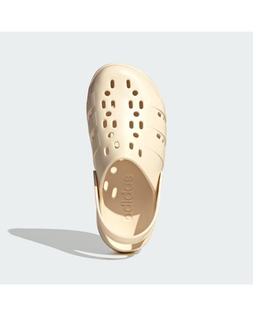 Adidas Metallic Adilette Platform Clogs