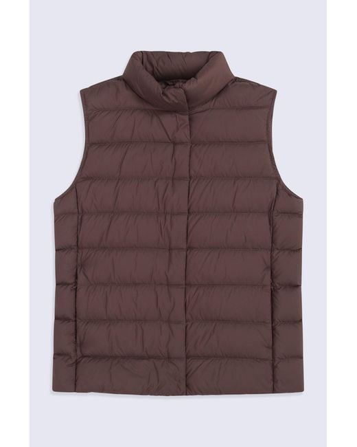 Mountain Warehouse Brown Lightweight Down Gilet Water Resistant Sleeveless Body Warmer Jacket