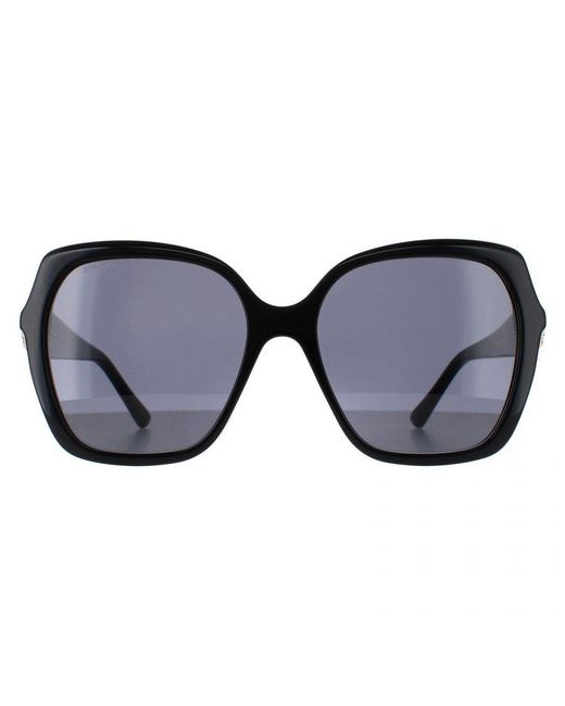 Jimmy Choo Black Square Manon/G/S