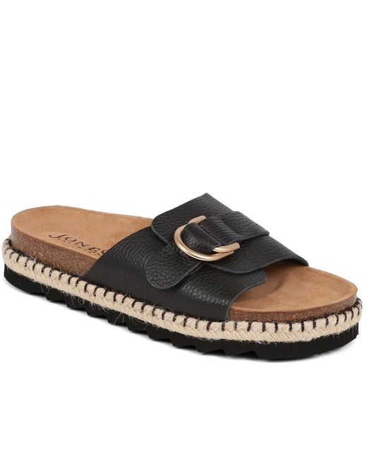 Jones Bootmaker Brown Jana Slip-On Sandals