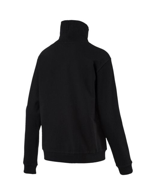 PUMA Black Fusion Turtleneck Sweat
