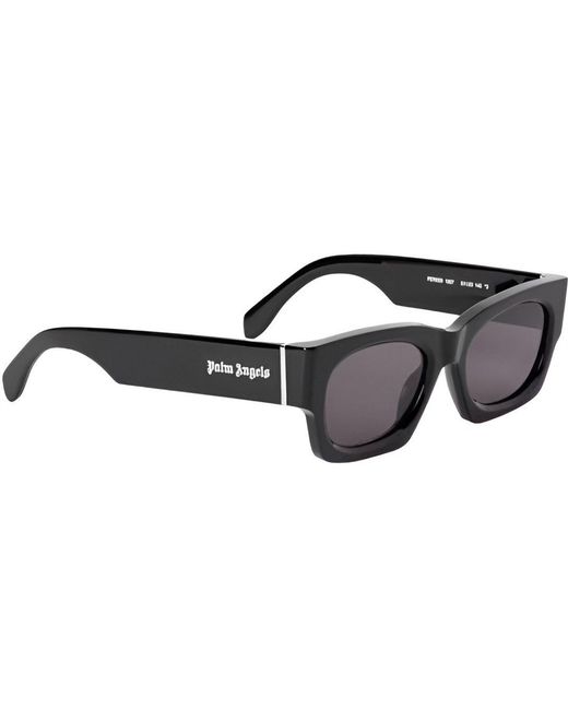 Palm Angels Black Accessories Bodie Rectangle Sunglasses for men
