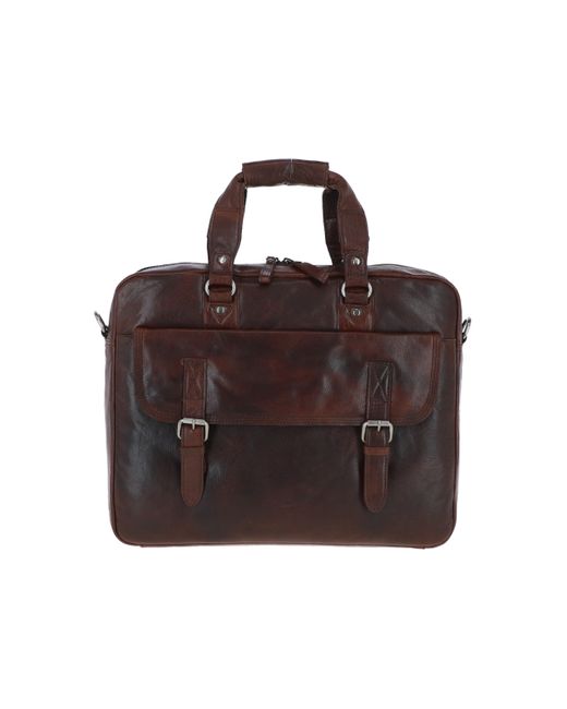 Ashwood Leather Brown 'Stefano' Real Vintage Laptop Work Bag for men