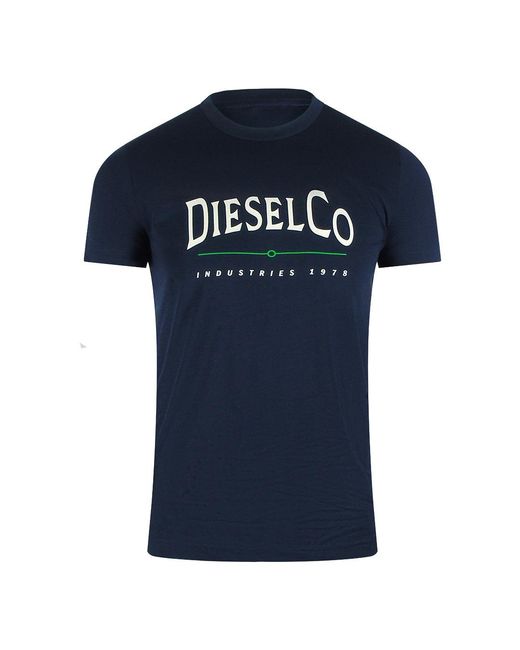 DIESEL Blue Industries T-Shirt Cotton for men