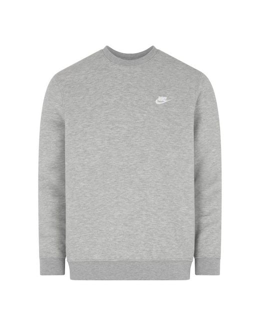 Nike Gray Sportswear Club Fleece Cargo Tracksuit Cotton for men