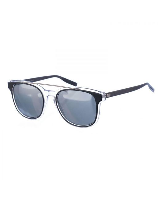 Dior Blacktie211s Ovale Acetat-sonnenbrille Für Herren in het Blue voor heren