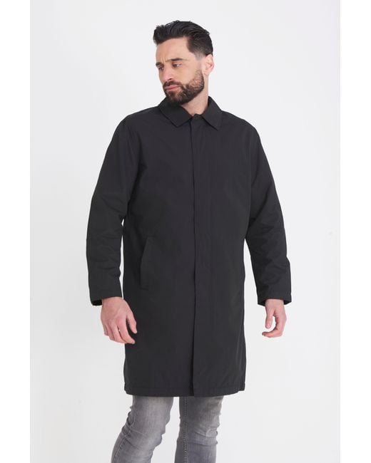 Carter & Jones Blue Fleece Lined Raincoat for men