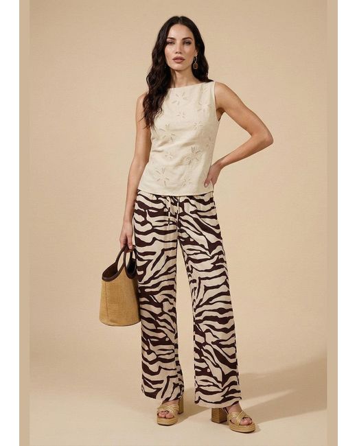 Urban Bliss Natural Zebra Trouser Pattern