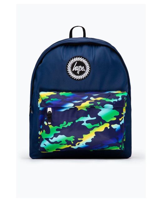Hype Blue Print Backpack