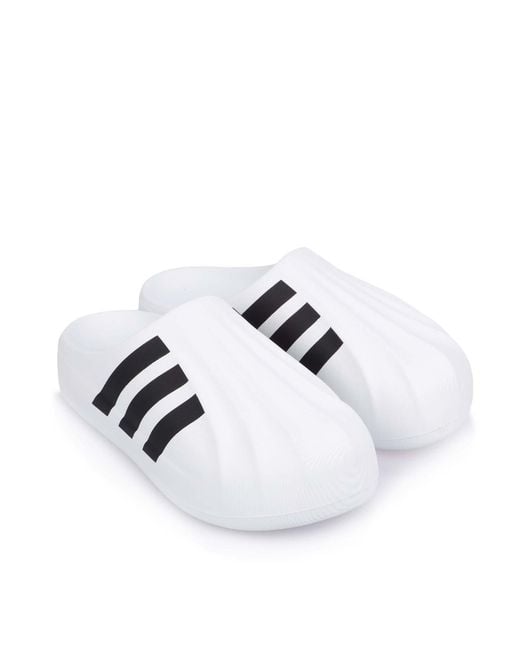 Adidas Originals White Adifom Superstar Mule Shoes for men