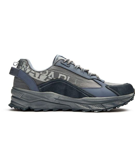 Napapijri Blue Vortec Dye Trainers for men