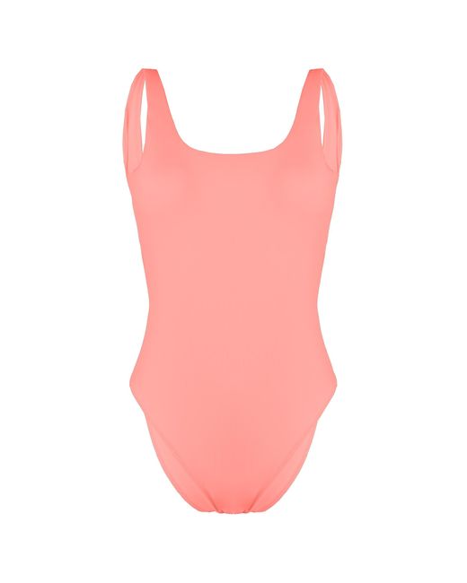 GYMSHARK Pink Open Back Swimsuit