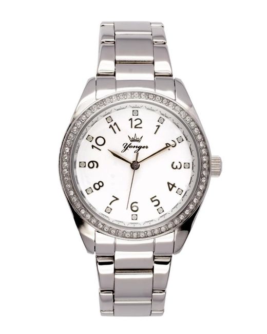 Yonger & Bresson Metallic And Bresson Stainless Steel Watch With Dial