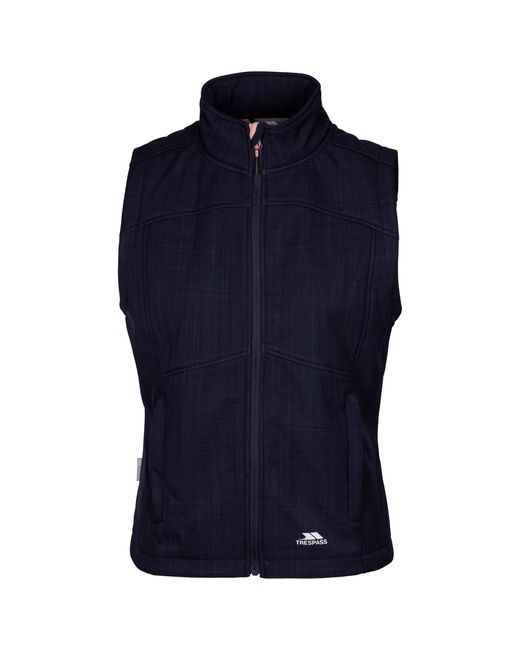 Trespass Blue Ladies Mereb Tp50 Softshell Lightweight Gilet Marl)