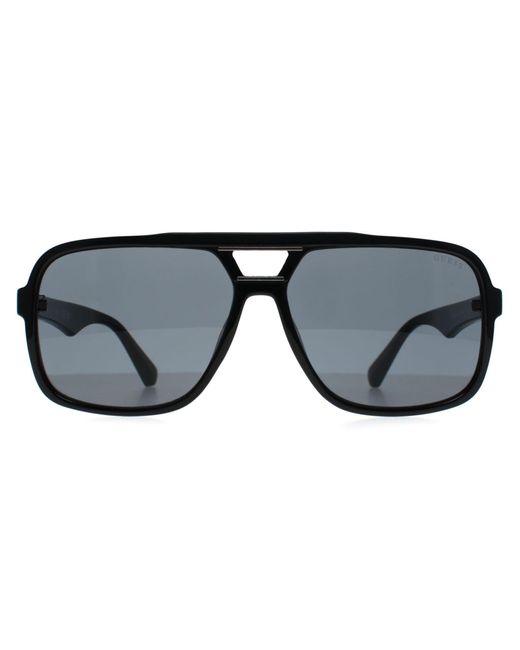 Guess Black Aviator Shiny Gf5125 for men