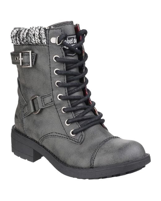Rocket Dog Black Thunder Biker Boot