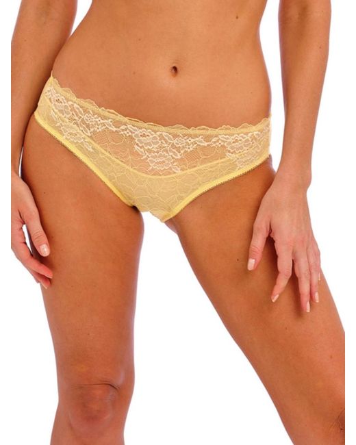Wacoal Yellow Lace Perfection Brief