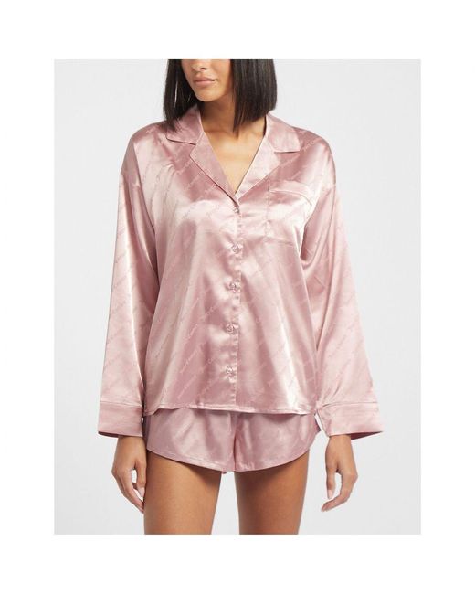 Juicy Couture Pink Womenss Paquita Pyjama Top