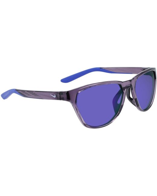 Nike Blue Accessories Rise Square Sunglasses for men