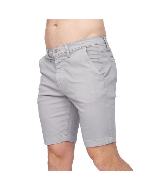 Duck and Cover Black Moreshore Chino Shorts for men