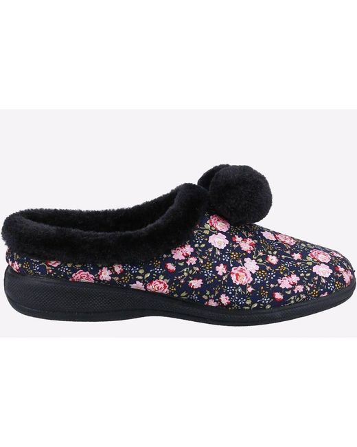 Fleet   Foster Black Buzzard Slippers