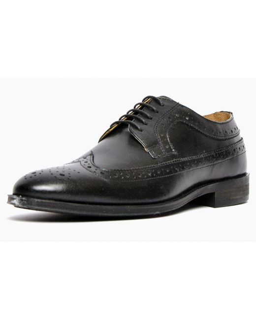 Catesby Black England George Leather Shoes for men