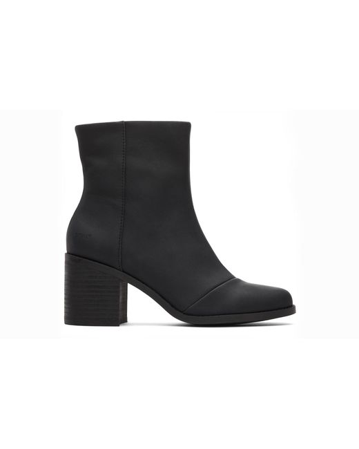 TOMS Black Evelyn Leather