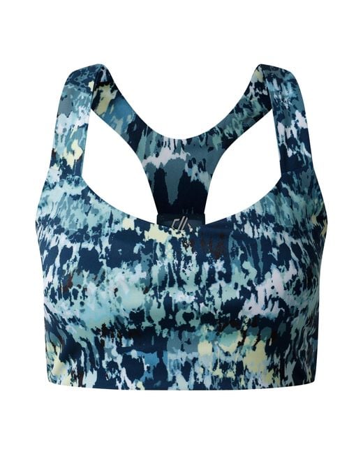 Dare 2b Blue Ladies Swift Iii Dash Print Sports Bra (Mist)