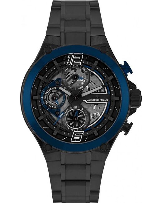 Jacques Lemans Black 1-2150G Manchester Watch for men