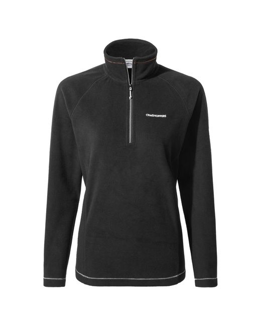 Craghoppers Black Ladies Miska Vi Half Zip Fleece