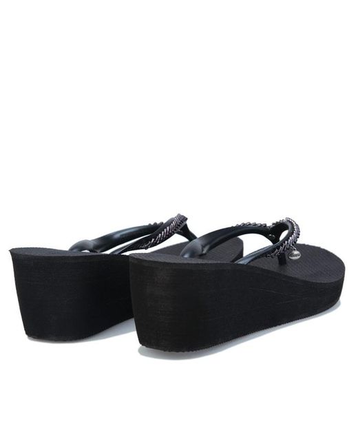 Havaianas Blue High Metal Grega Flip Flops