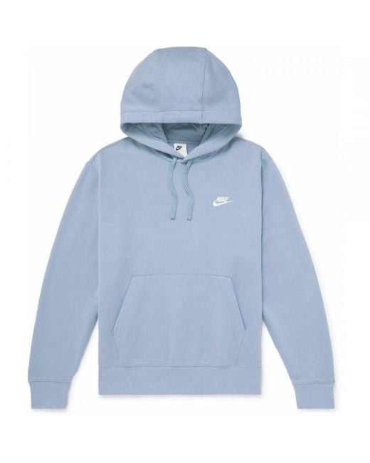 Nike Sportswear Pale Blue Club Pullover Hoodie for Men Lyst UK