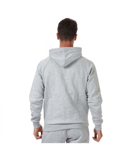 Under Armour Gray Ua Rival Fleece Graphic Hoody for men