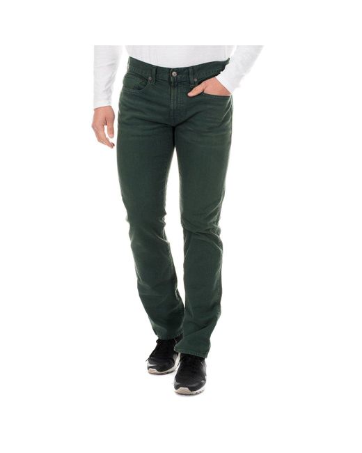 Nautica Green Long Jeans With Breathable Fabric 5P3906 for men