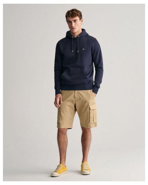 Gant Natural Relaxed Twill Cargo Shorts for men