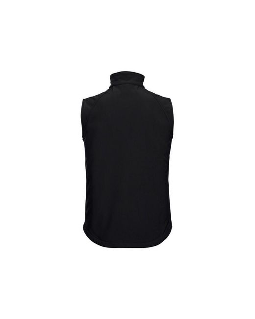 Russell Black Softshell Gilet for men