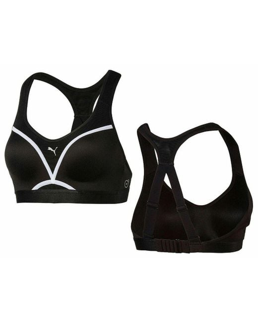 PUMA Black Pwrshape Control Impact Sports Bra