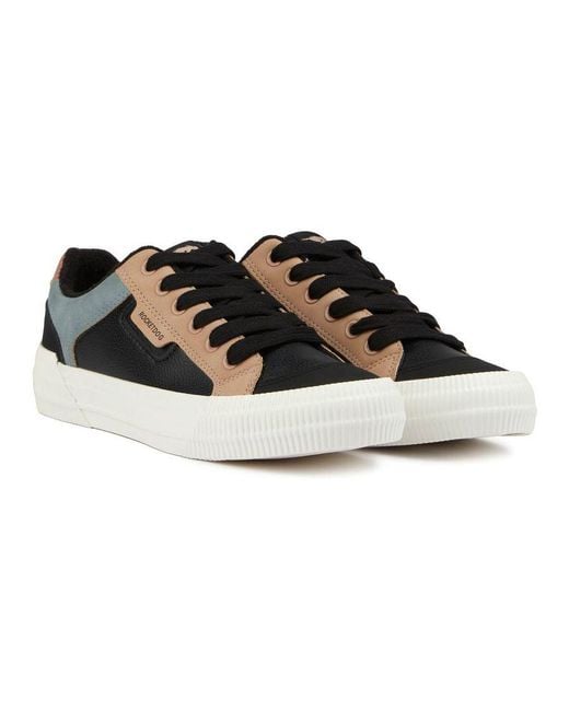Rocket Dog Black Cheery Blocked Trainers