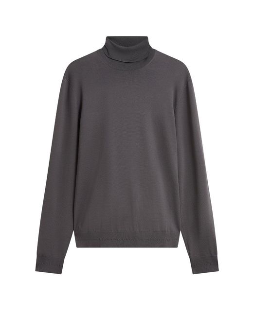 Ted Baker Gray Artlow Regular Roll Neck Sweater Viscose for men